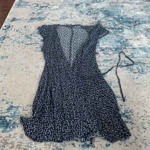 Wrap around floral sundress